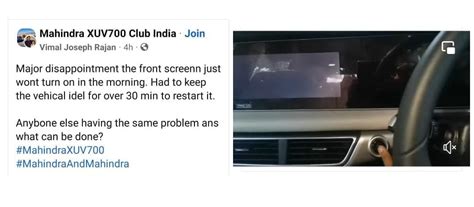 WATCH New Mahindra XUV700 User Facing Touchscreen Malfunctions » Car ...