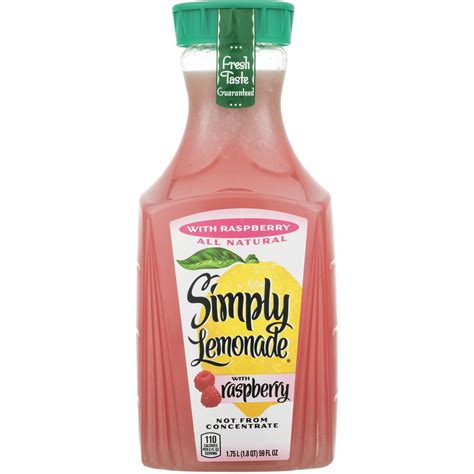 Simply Raspberry Lemonade Nutrition Facts | Besto Blog
