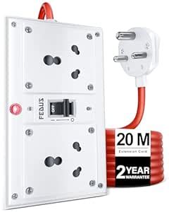 FEDUS 16amp 3000 Watts Heavy Duty High Load Capacity Electric Power ...