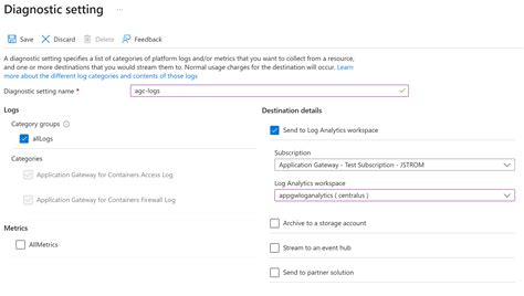 Diagnostic logs for Application Gateway for Containers | Microsoft Learn