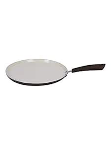 Buy Bergner Induction Base Non-Stick Aluminium Flat Tawa, 28 cm, Cream ...