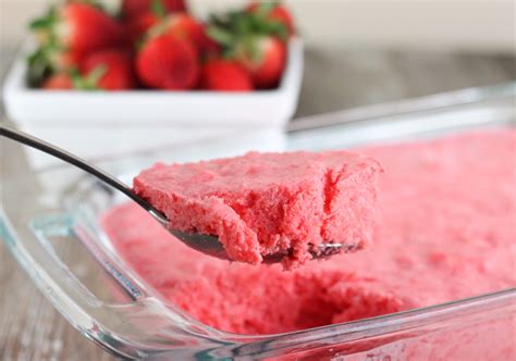 Strawberry Jello Fluff Salad - The Farmwife Cooks