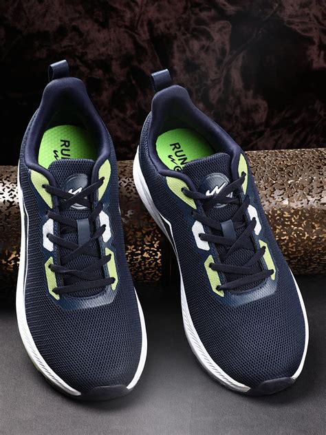 Buy Running Shoes For Men: Camp-Piston-Blu-F-Grn | Campus Shoes