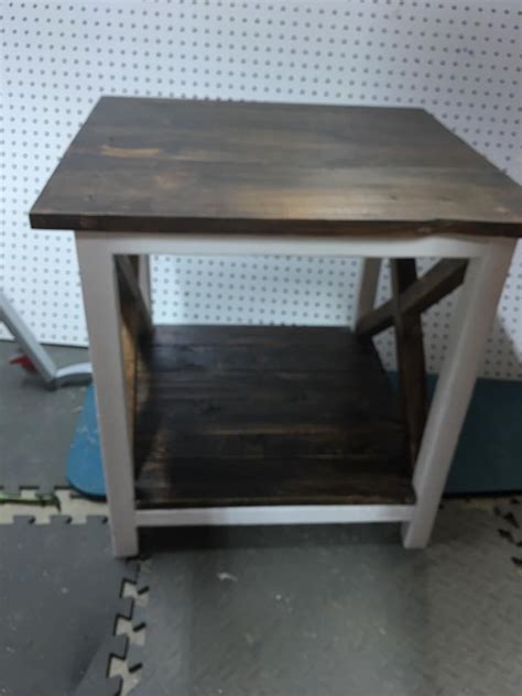 Image result for Rustic X End Table