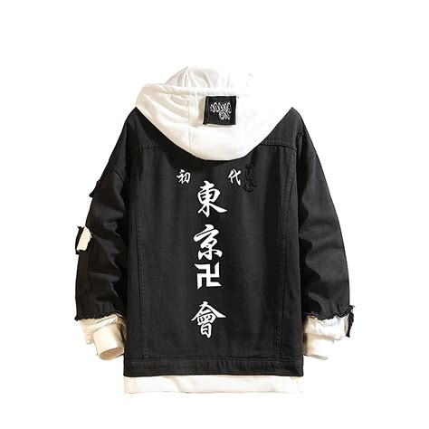 Buy Noonan Tokyo Revengers Jacket Hoodie Anime Denim Pullover Manjiro ...