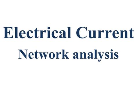 Image result for Network Analysis Electrical Circuits