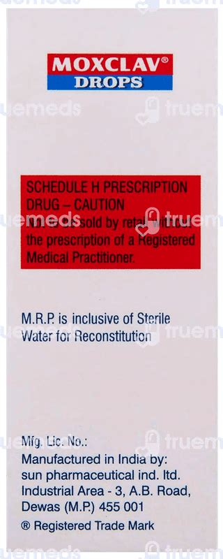 Moxclav 80/11.4 Mg Drops: Uses, Side Effects, Price & Substitutes