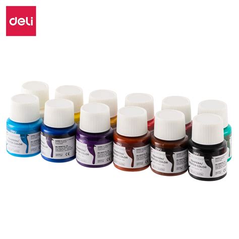 DELI WC14-12 GOUACHE 25ML 12 COLORS - Color May Vary – Fetch N Buy