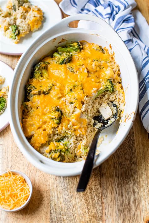 Cheesy Chicken Broccoli And Rice Casserole Healthy at Alicia Toombs blog