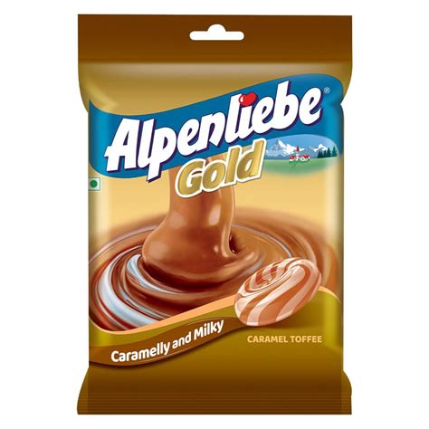 Alpenliebe Gold, Caramel Candy, 132 g (40 Pieces) : Amazon.in: Grocery ...