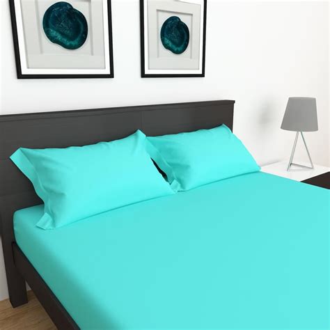 Buy Colour Connect Solid Cotton Pillow Cover : 70 cm x 45 cm : Bedsheet ...