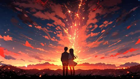 3840x2160 An Anime Couple Romantic Duet 4K ,HD 4k Wallpapers,Images ...