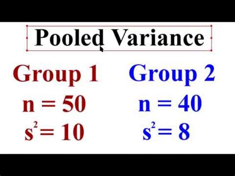 Pooled Variance Symbol 的图像结果