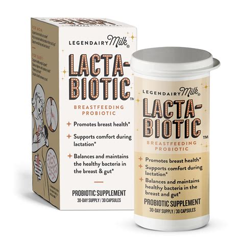 Legendairy Milk Lacta Biotic Breastfeeding Probiotic Lactation ...