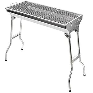 VBM 47Cm Portable Barbecue Folding Charcoal BBQ Grill Stainless Steel ...