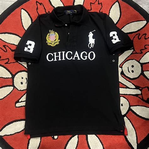 Chief keef Polo Ralph Lauren Chicago spell out size... - Depop
