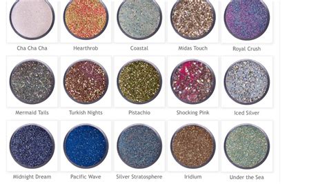 Image result for WoW Embossing Powder Color Chart