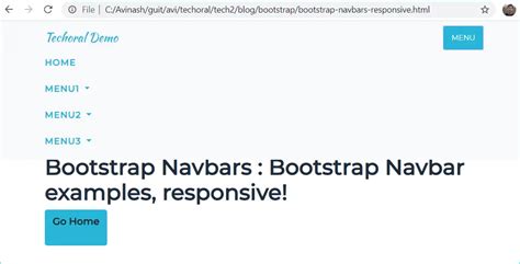 Image result for Bootstrap Navigation Bar Examples