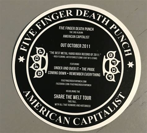 Five Finger Death Punch American Capitalist Wallpaper