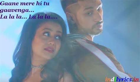 Gaane mere hi tu Gaavega.. La La La full song Lyrics with English ...
