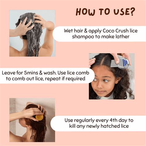 Coco Crush Natural Lice Treatment Combo: Ayurvedic Anti Lice Shampoo ...