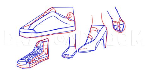 Image result for Tutorial Drawing of Shoes