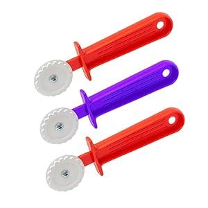 Buy Fluted Pastry Cutter Wheel with Ravioli Cutter and Crimper - Pasta ...