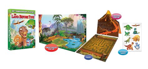 The Land Before Time 30th Anniversary Playset 5 Movie Collection ...
