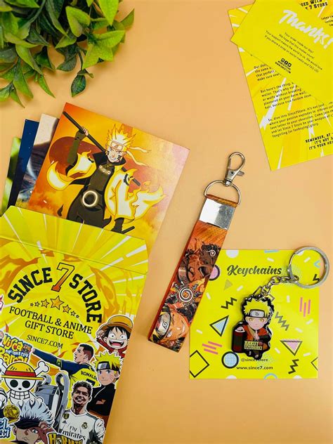 Naruto Uzumaki 3 Item Gift Combo: 9 Self adhesive mini posters, 1 Doub ...