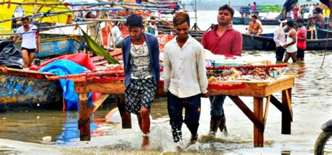 Prayagraj Faces Flood Threat After Heavy Rainfall; Houses Submerged ...