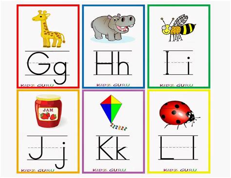 Printable+Alphabet+Flash+Cards+Kindergarten | Alphabet flash cards printable, Alphabet ...