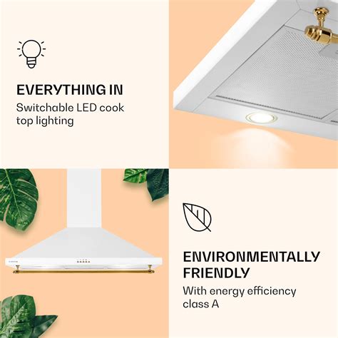Klarstein Cooker Hood 90 cm Kitchen Extractor Chimney Hood India | Ubuy