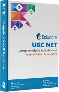 NTA UGC NET/JRF Computer Sciences VSP (Volume Wise Solved Papers): Buy ...