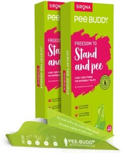 PeeBuddy 80 Funnels Disposable Stand and Pee Female Urination Device ...