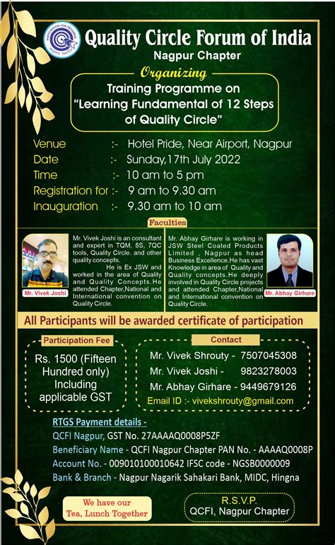 Training programme on “Learning Fundamentals of 12 Steps of Quality ...