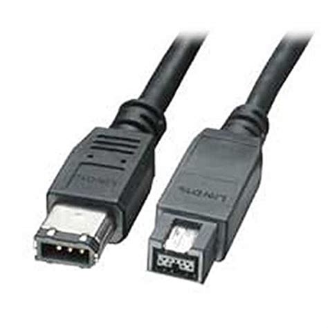 CableMax 9-pin to 6-pin FireWire 800 - FireWire 400 cables 6ft.-Black ...