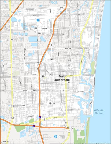 Map Of Fort Lauderdale Florida Neighborhoods