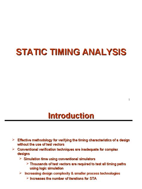 Static Timing Analysis 的图像结果