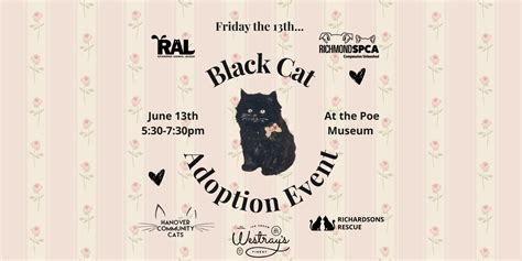 2025 Black Cat Adoption Event – The Poe Museum