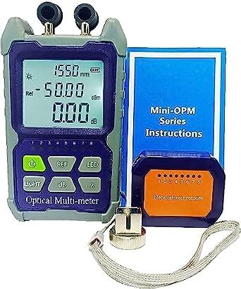 Techtest 4 in 1 Optical Power Meter with Laser Light Optical Fiber ...