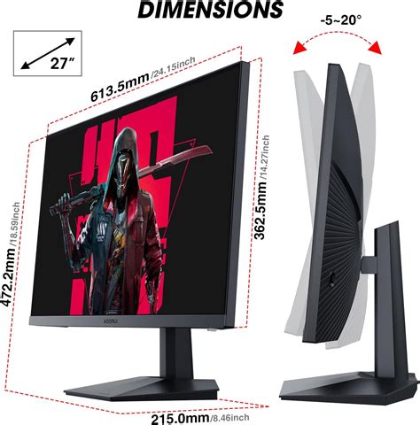 KOORUI 27 Inch 240Hz Gaming Monitor, FHD 1080P, 1ms, India | Ubuy
