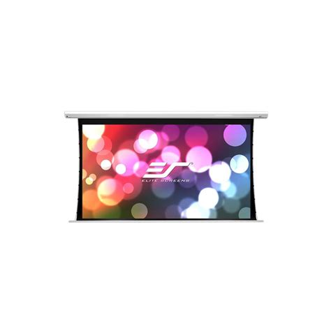 Elite Screens Electric SKT100XHW-E12 Saker Tab Tension Series - 100 In ...