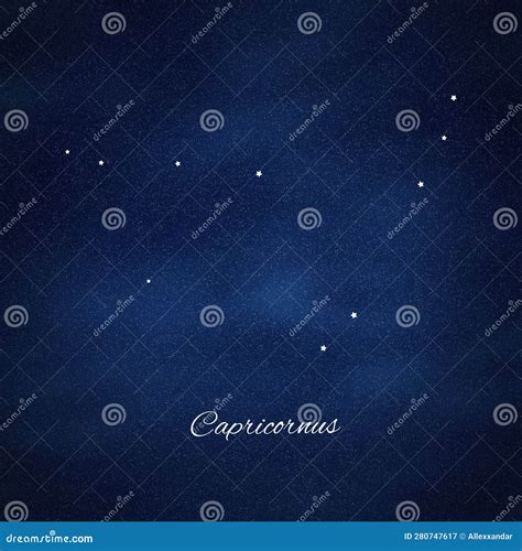 Capricornus Constellation, Cluster of Stars, Sea Goat Constellation ...