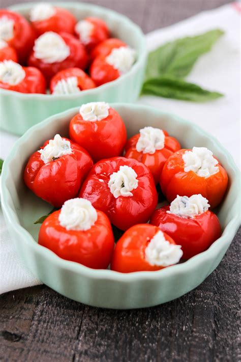 Goat Cheese Stuffed Sweet Peppers - CPA: Certified Pastry Aficionado