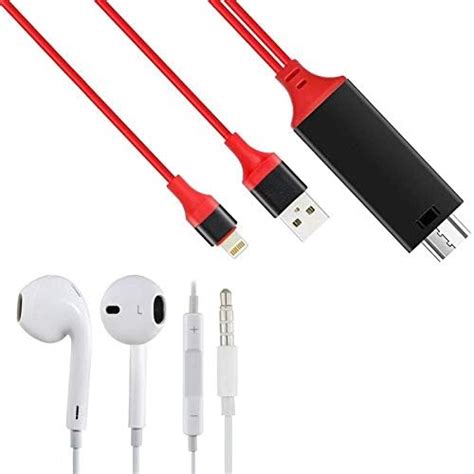 Iznoor 8Pin Mhl to Hdmi Cable Adapter HDTV and Universal Wired 3.5Mm ...