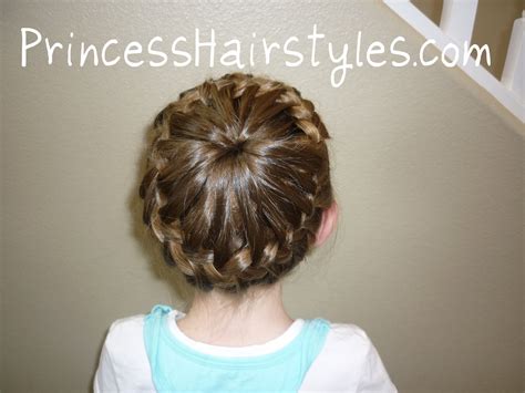 Never Ending French Braid Bun | Hairstyles For Girls - Princess Hairstyles