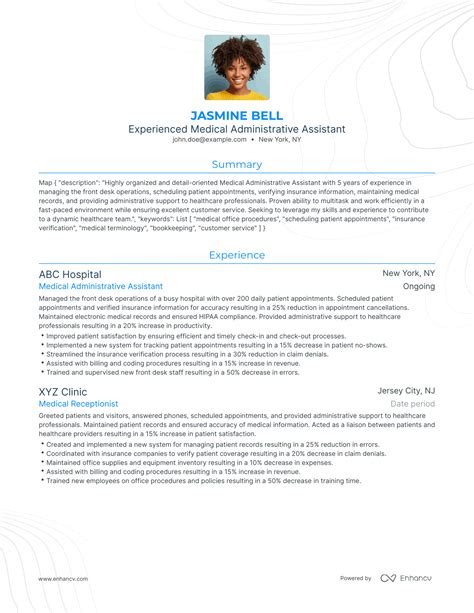 5 Medical Administrative Assistant Resume Examples & Guide for 2024