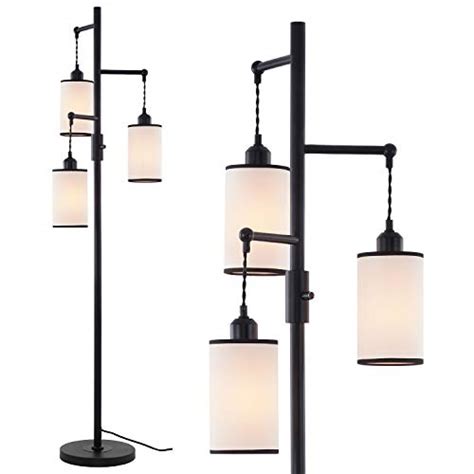 Stepeak Minimalist Linen Floor Lamp, 3-Lights India | Ubuy