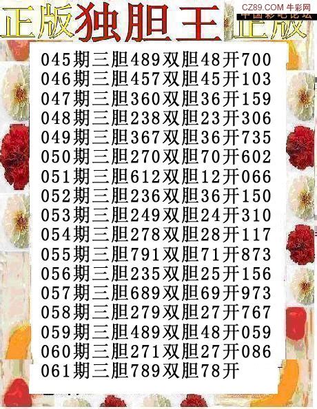福彩3D186期新版布衣独胆王胆码图谜_天齐网