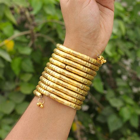 Bohemian Spiral Bangles - Gold – Happy Pique